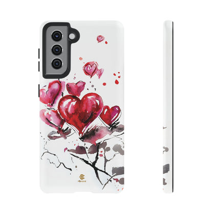 Abstract Hearts Art - Samsung  Phone Case, Love, Valentine's Day Gift for Her Protective tough cover