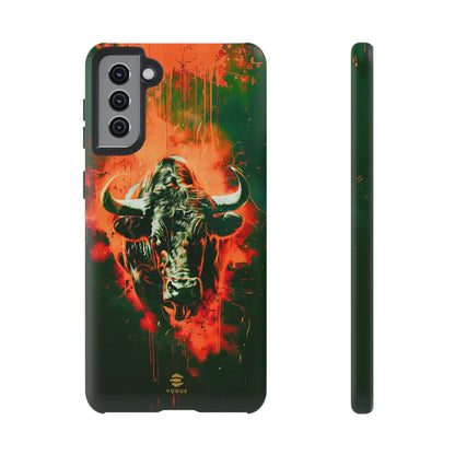 Green Bull Samsung Galaxy Tough Case