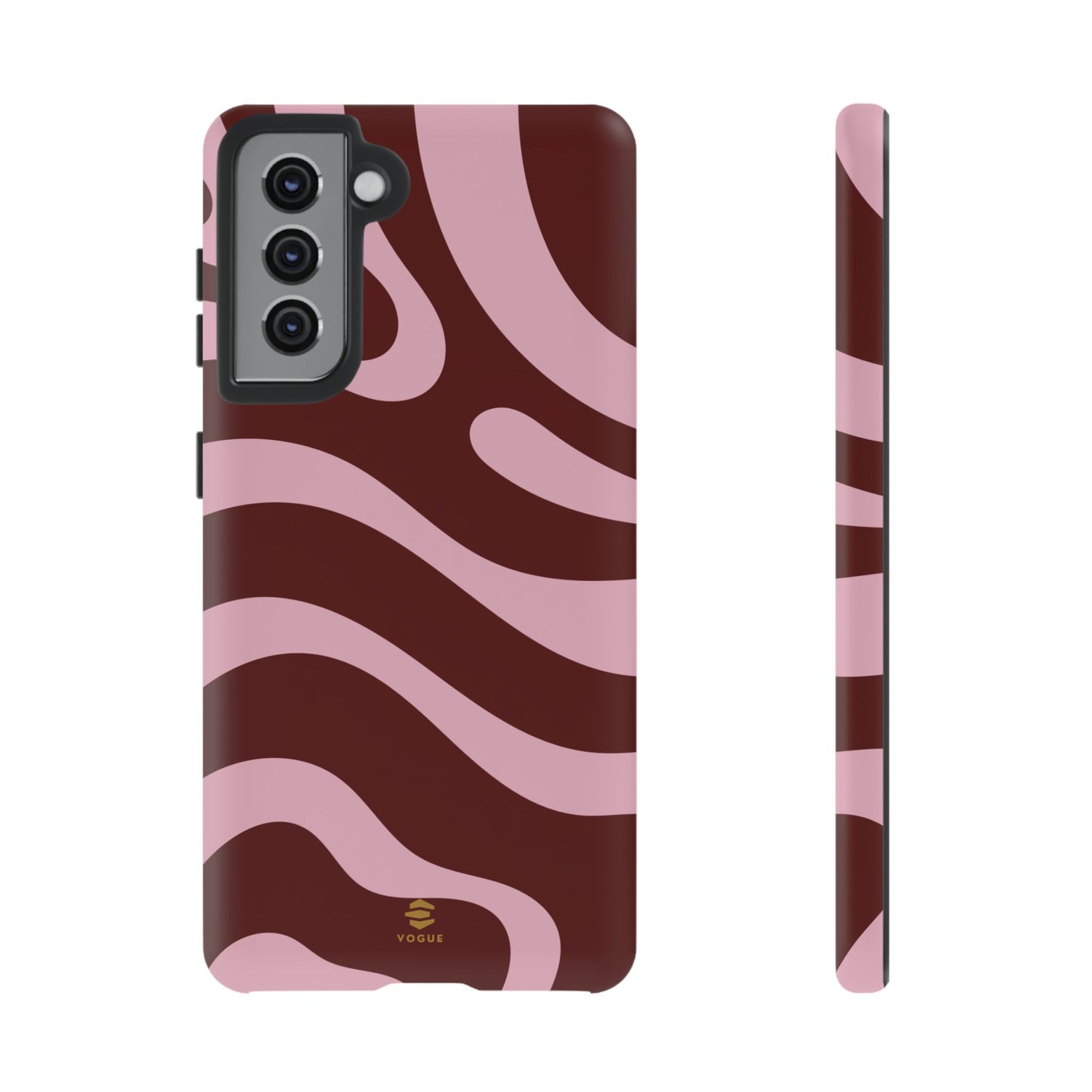 Maroon Ripple Samsung Galaxy Case