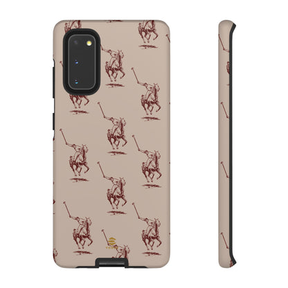 Polo Player Brown Samsung Case