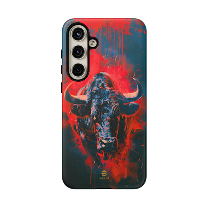 Bull Teal  Samsung Galaxy phone case