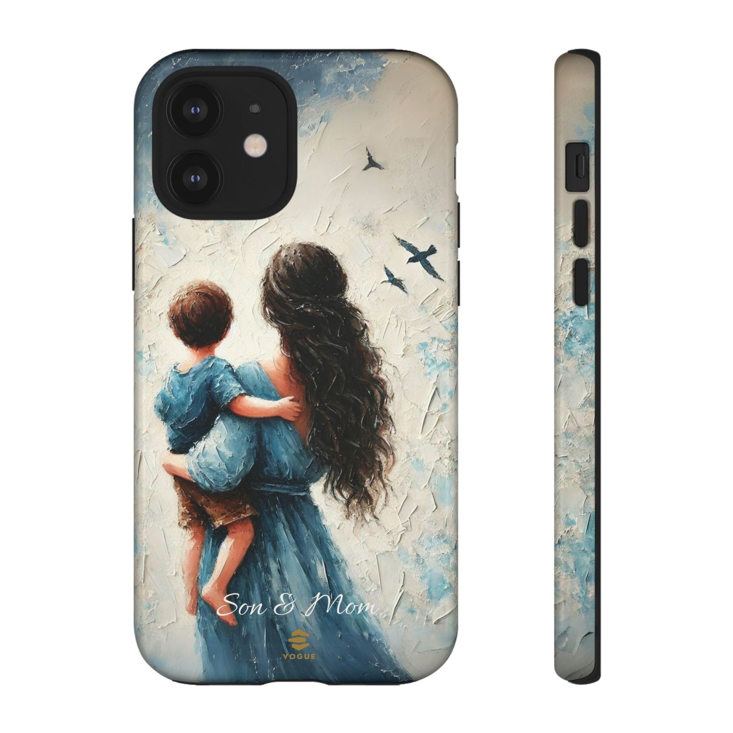 Custom Son & Mom iPhone Tough Case