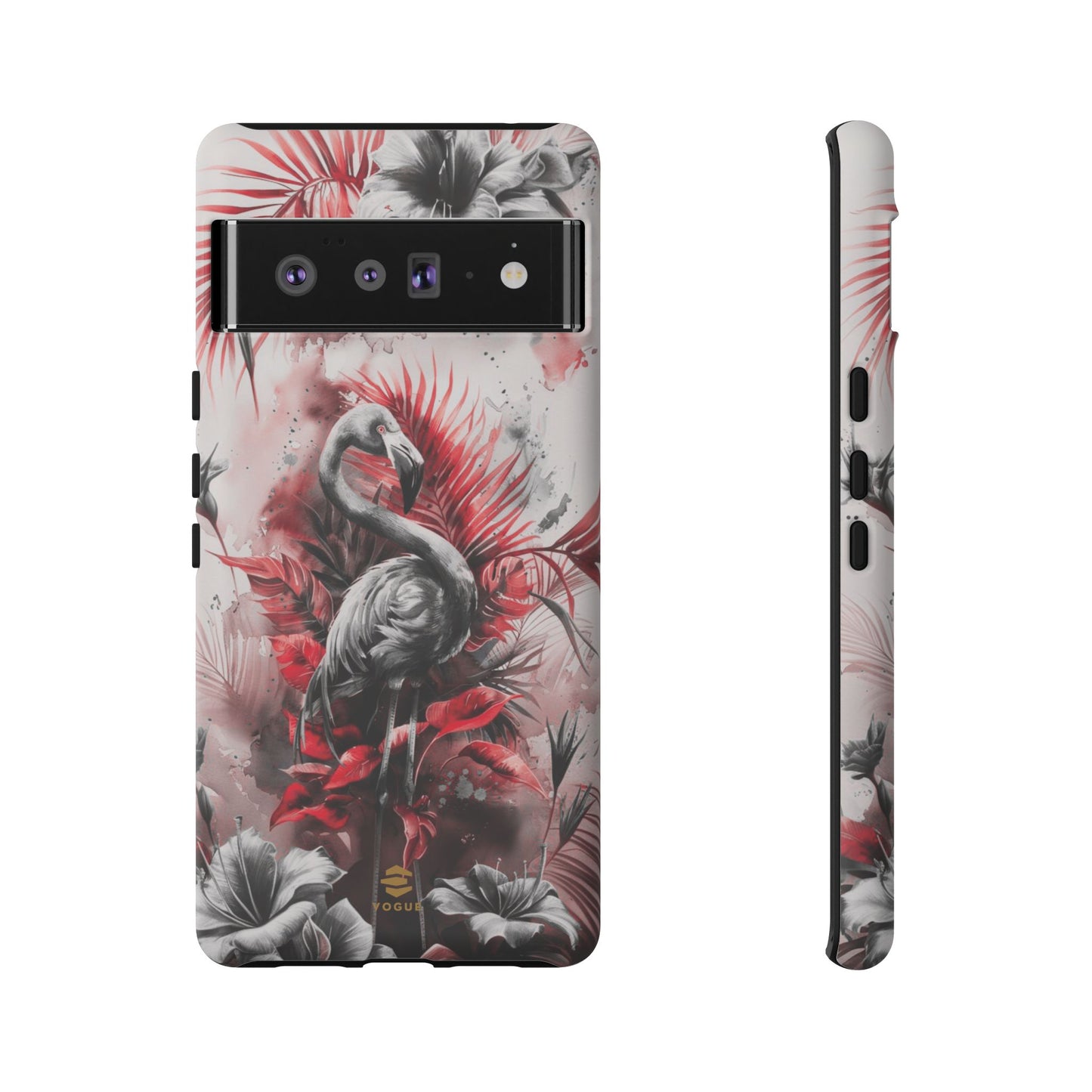 Flamingo Tropical Design Tough Phone Case Pixel