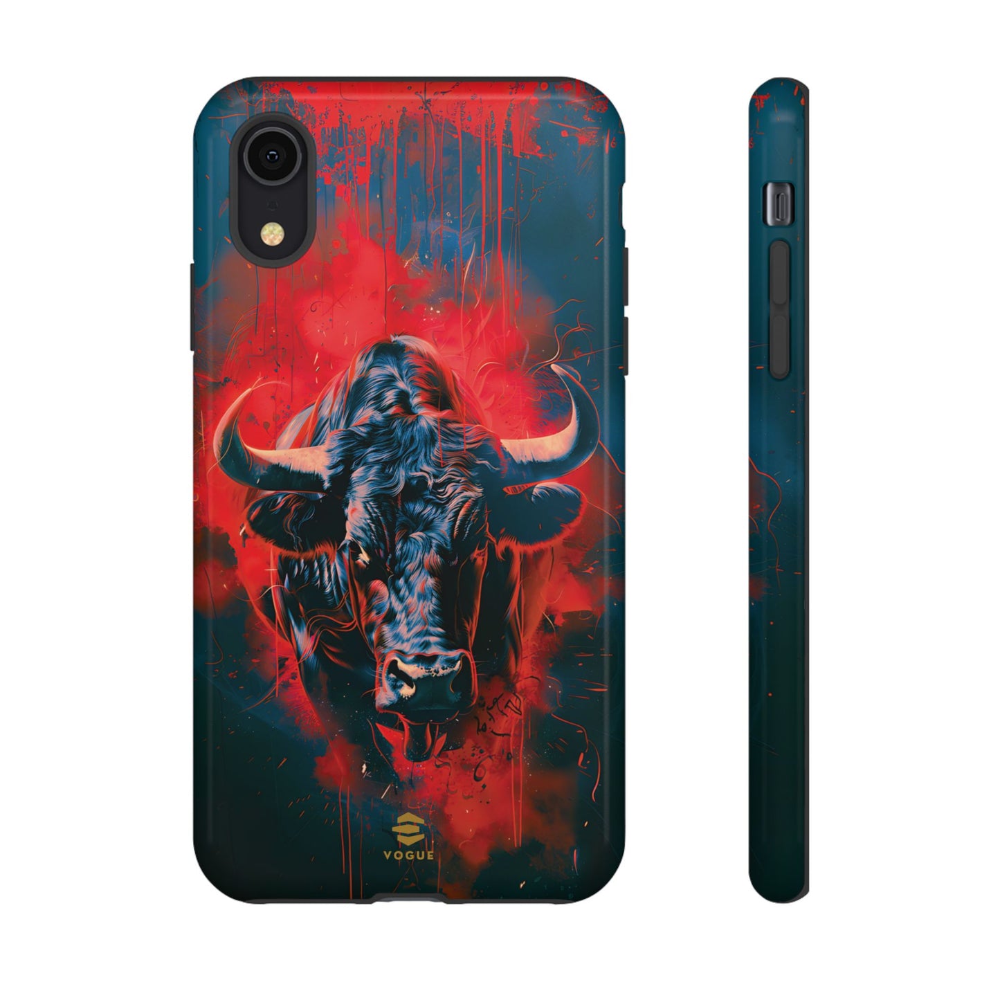 Bull Teal iPhone Case