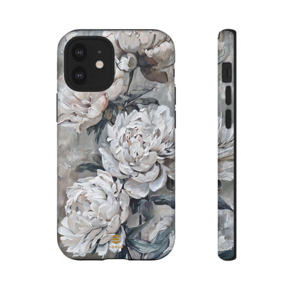 Funda para iPhone con pintura de peonías