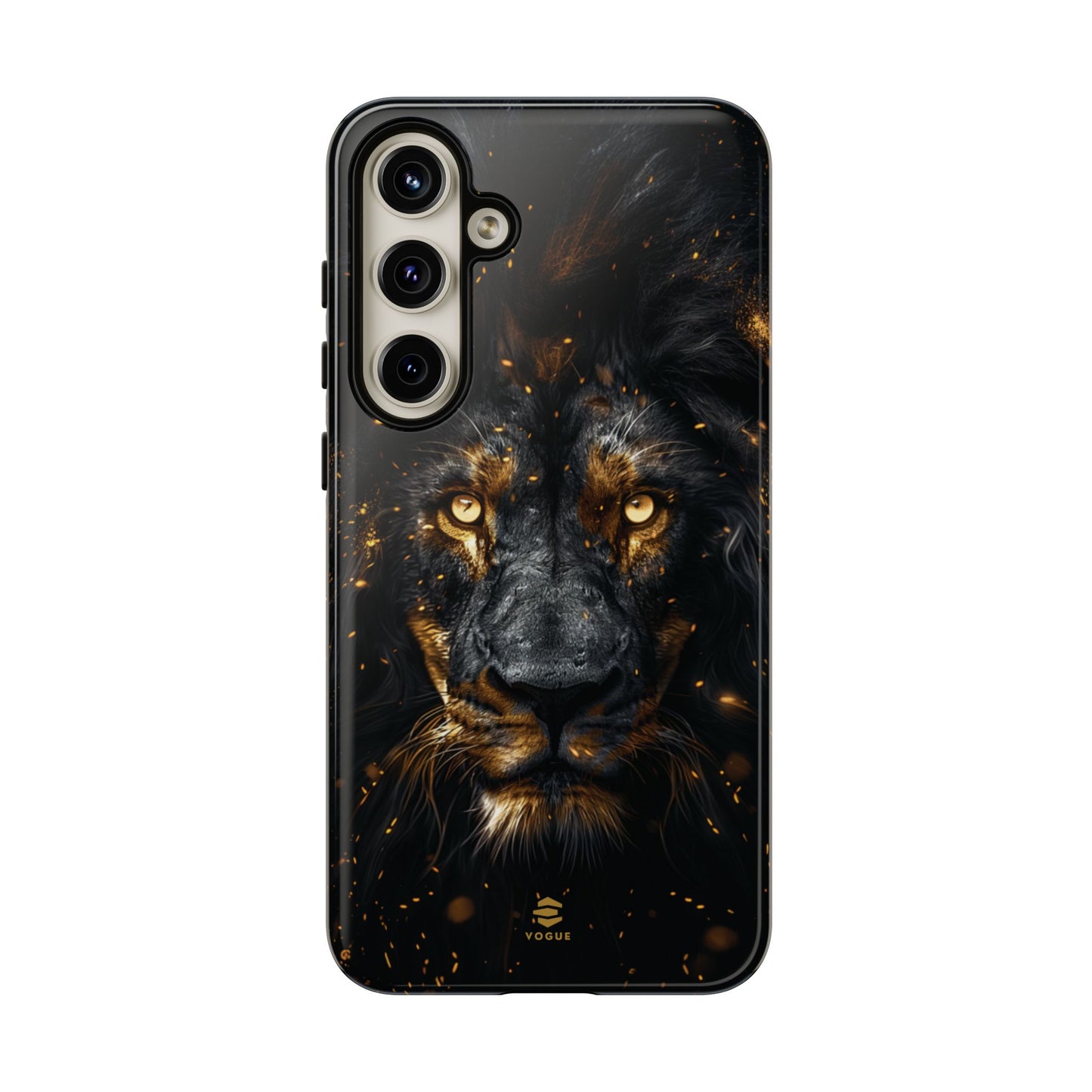 Funda para Samsung con diseño de león negro