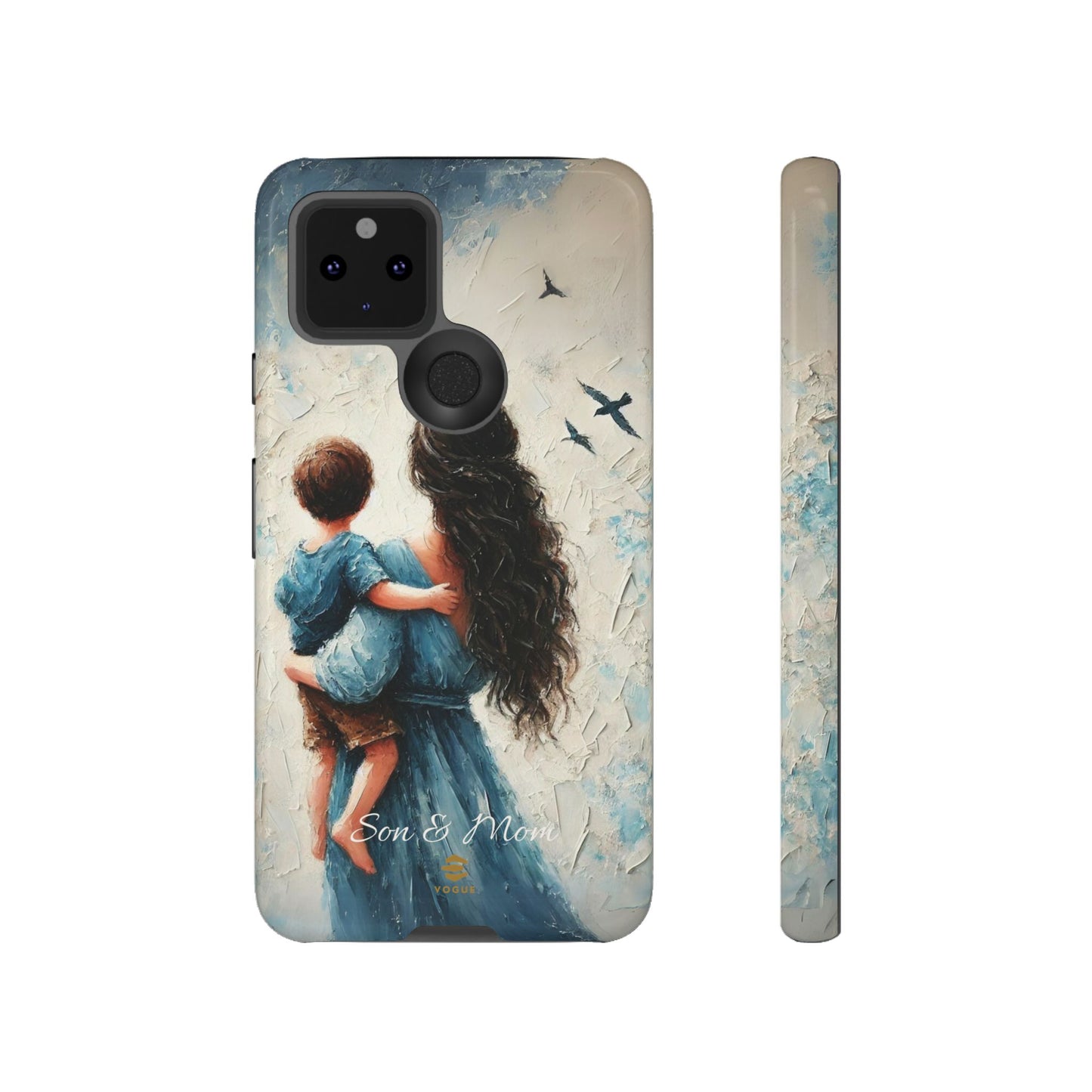 Custom Son & Mom Google Pixel Tough Phone Case