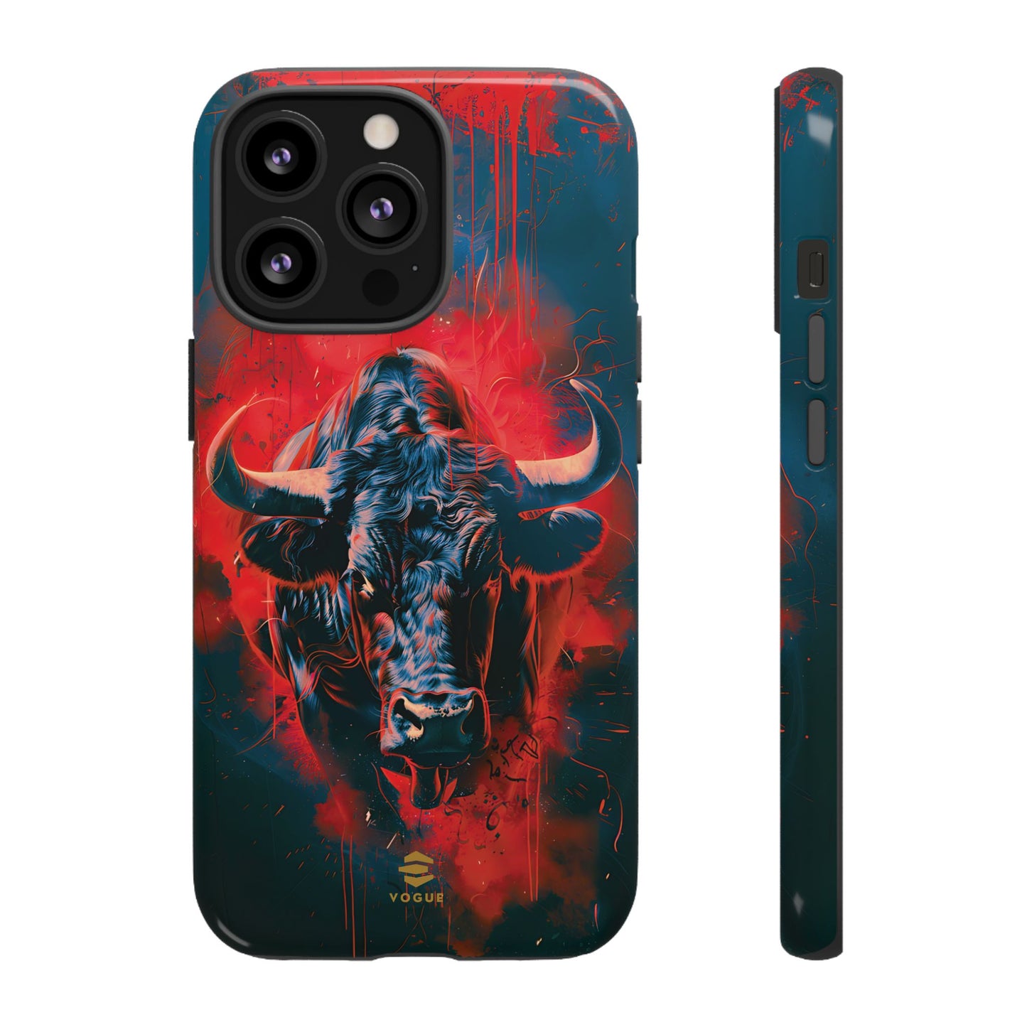 Bull Teal iPhone Case