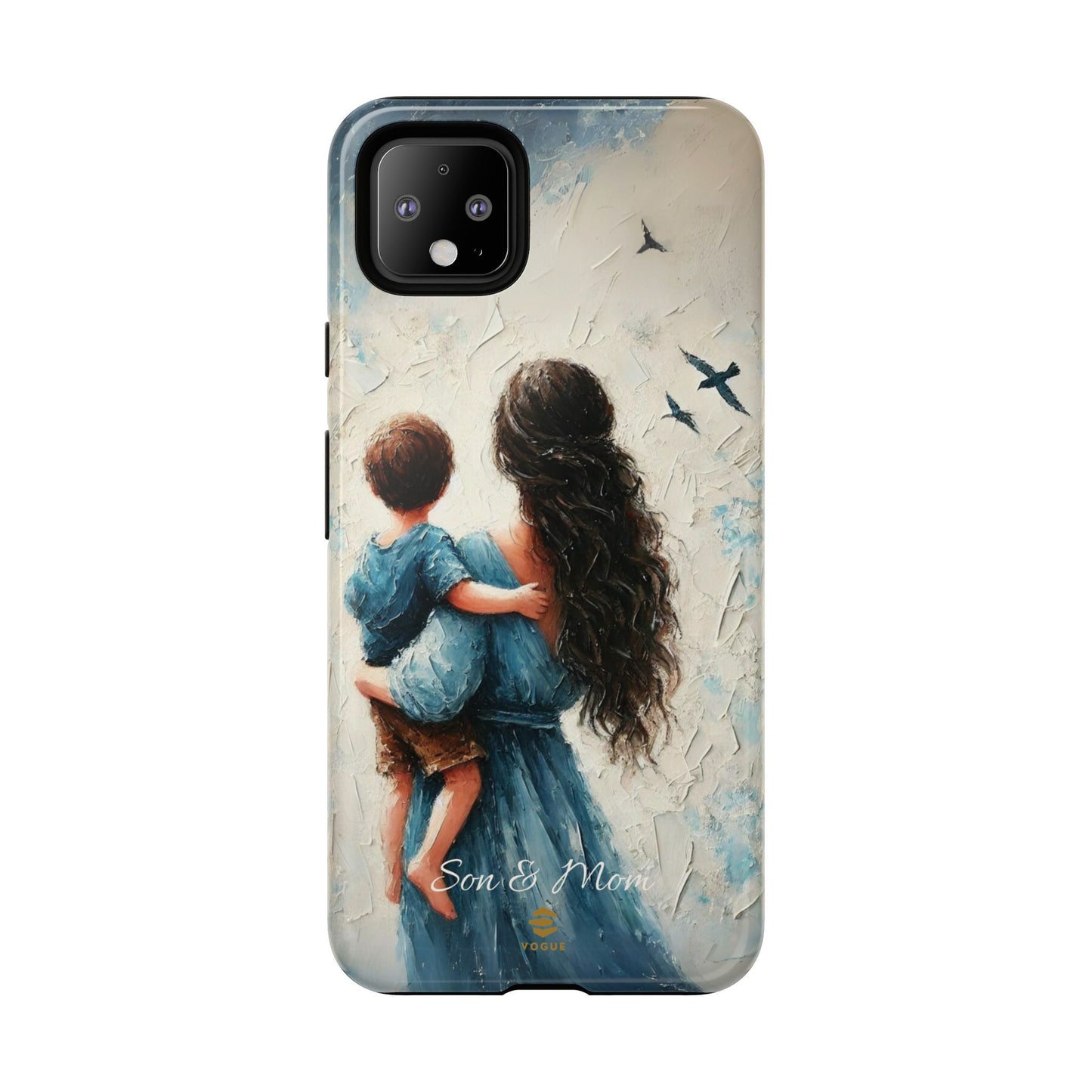 Custom Son & Mom Google Pixel Tough Phone Case