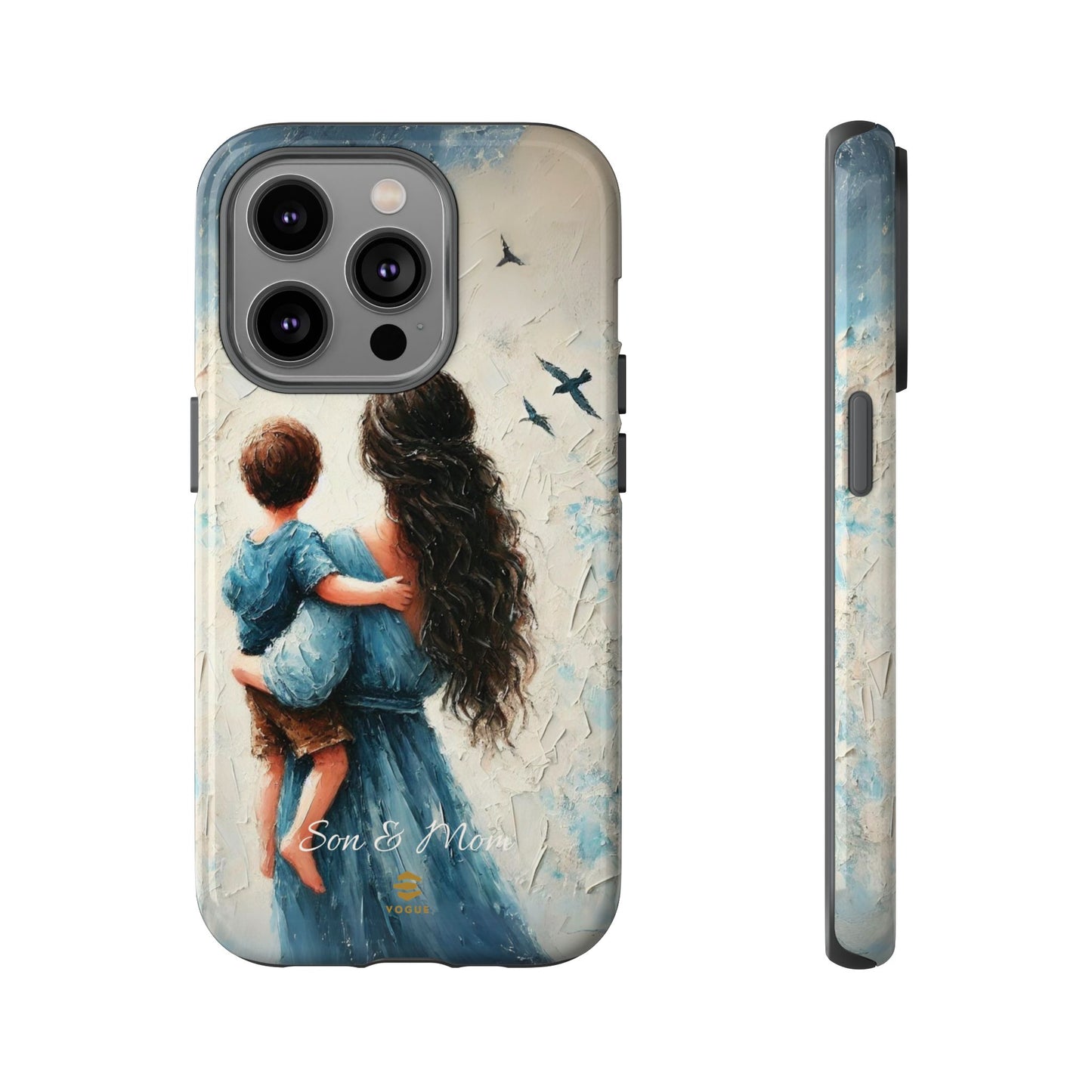 Custom Son & Mom iPhone Tough Case