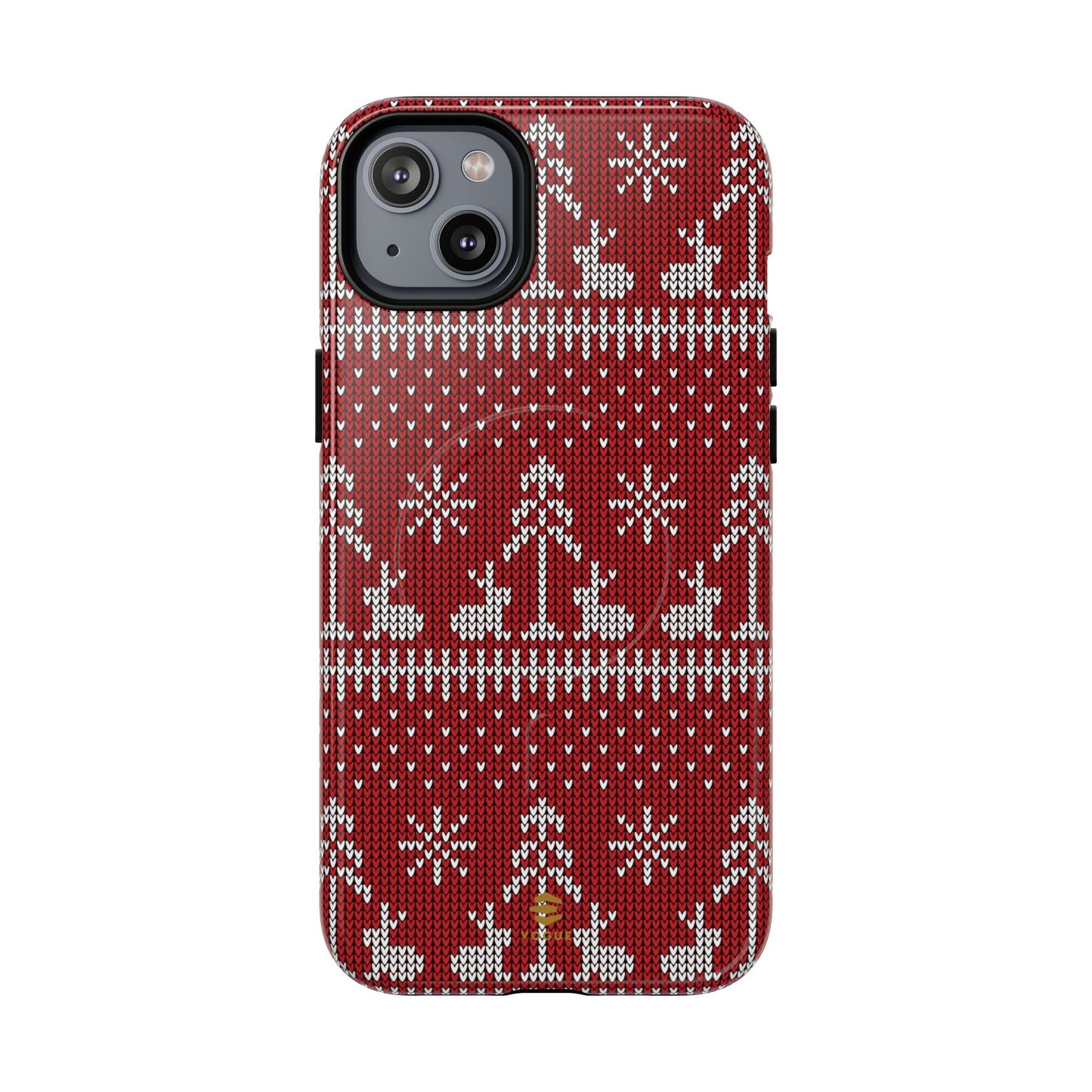 Red Xmas MagSafe iPhone Case