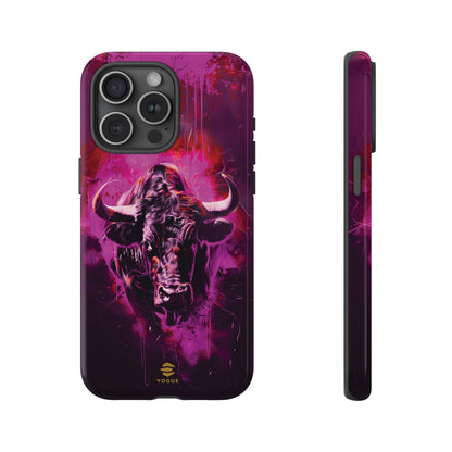 Bull Hot Pink iPhone Case