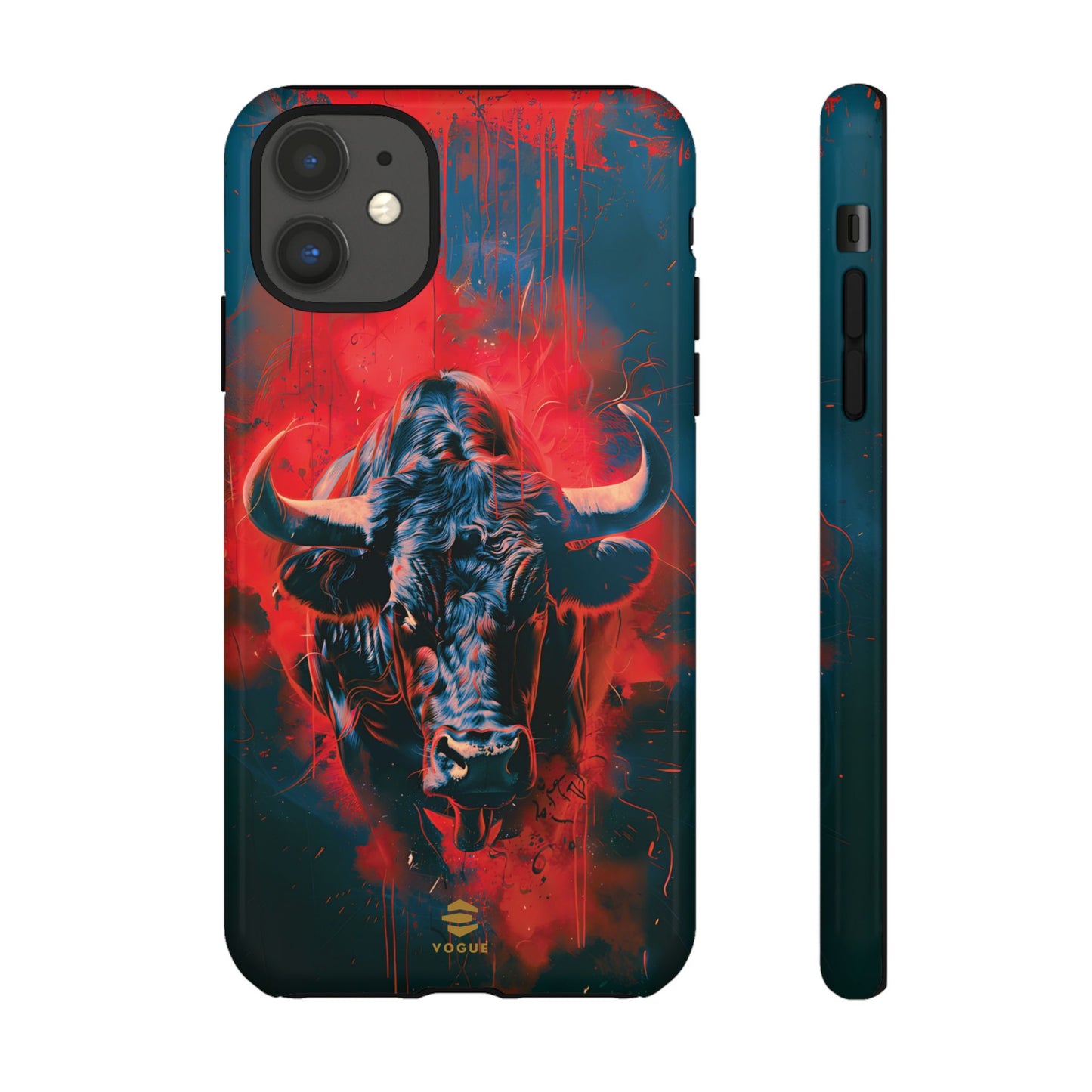 Bull Teal iPhone Case