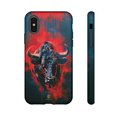 Bull Teal iPhone Case