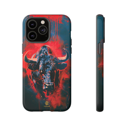 Bull Teal iPhone Case