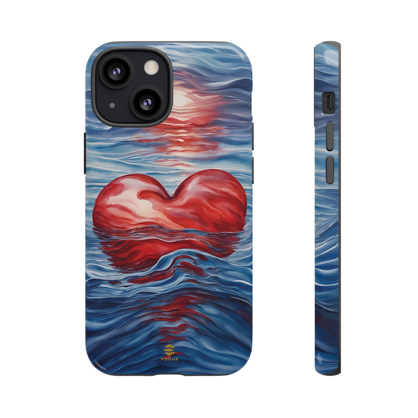 Deep Devotion Red Heart iPhone Tough Case Valentine's gift Protective Cover