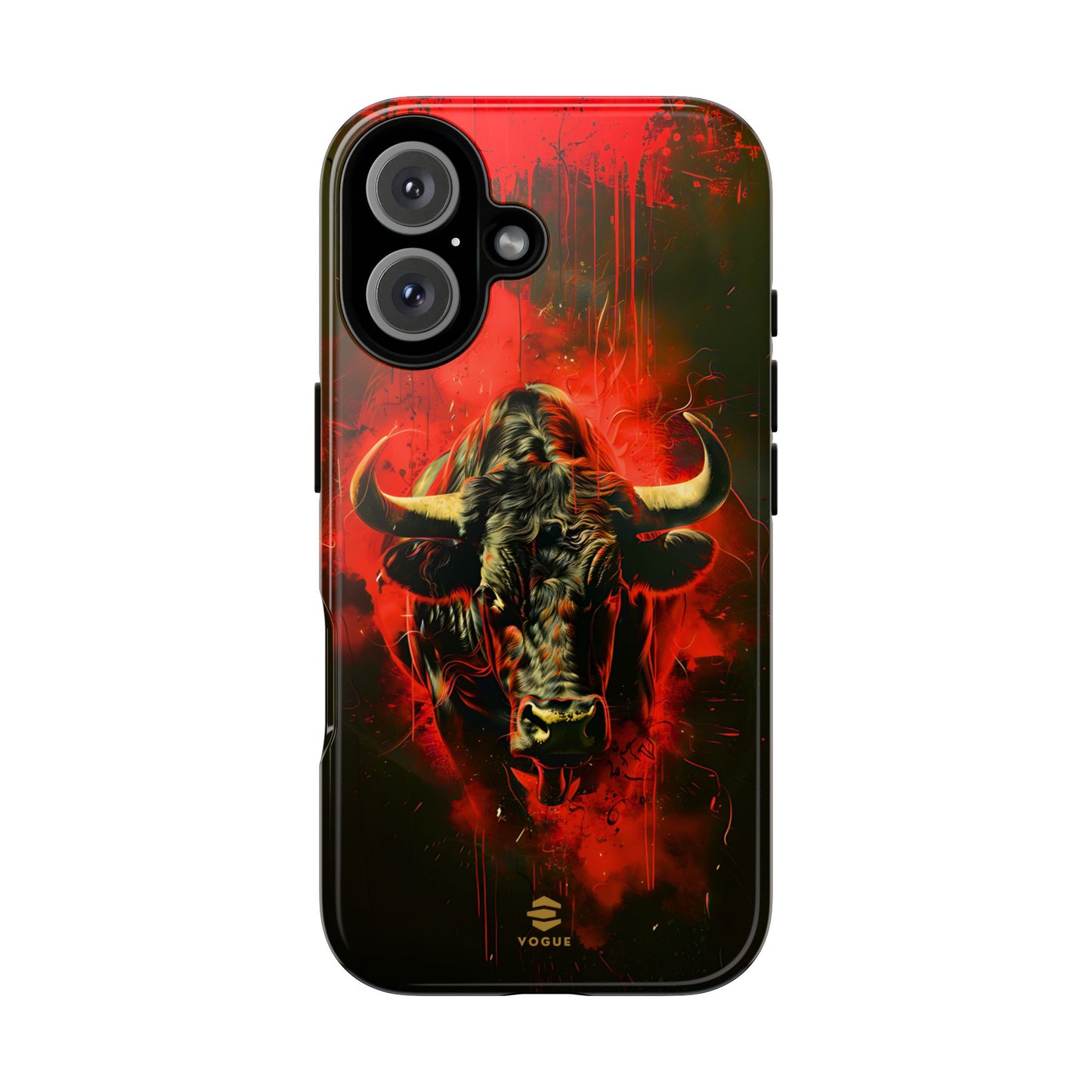 Bull Black iPhone Tough case