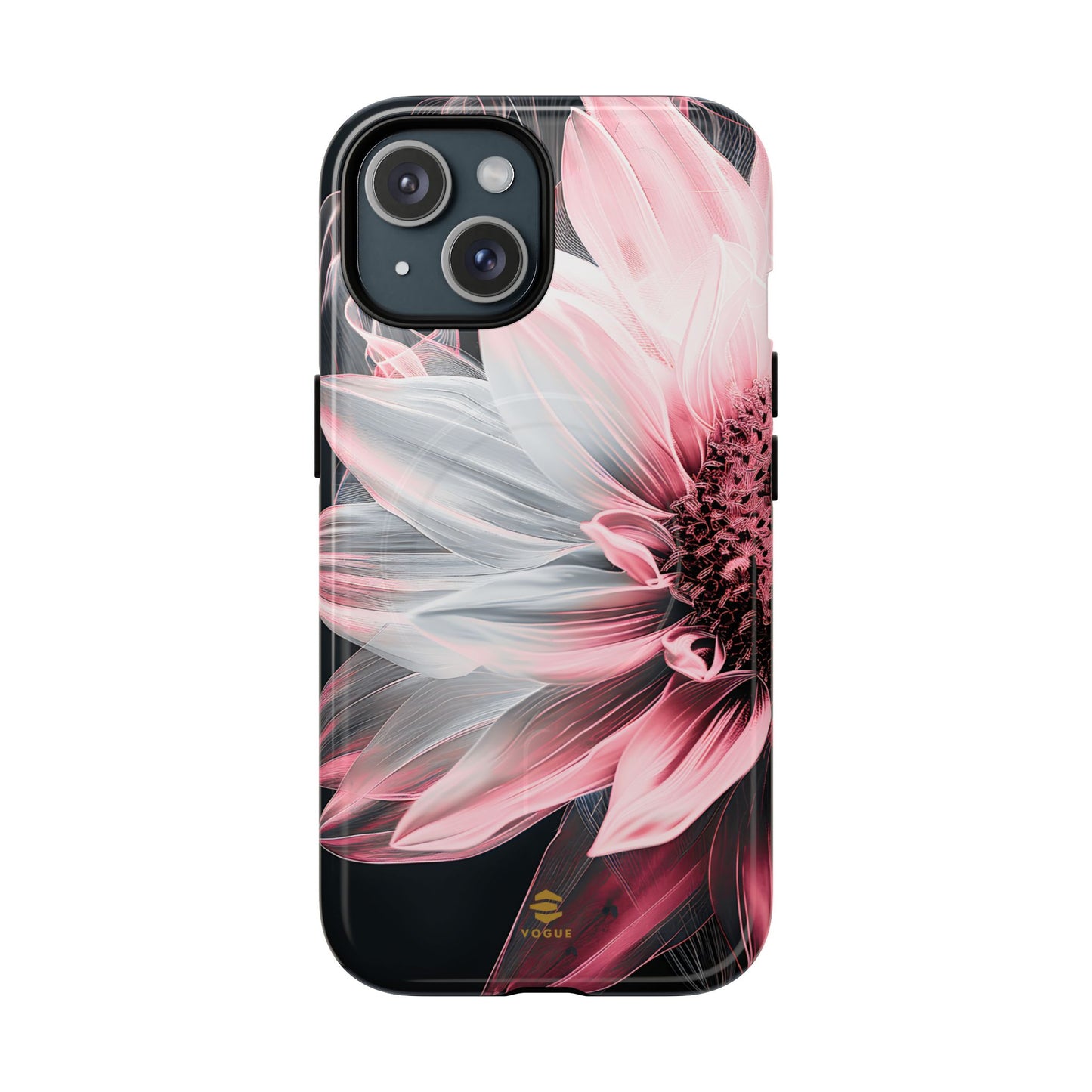 Pink Sunflower MagSafe iPhone Case