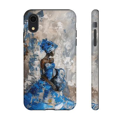 Blue Muse iPhone Case