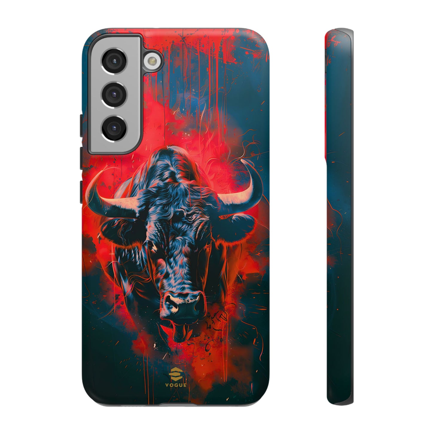 Bull Teal  Samsung Galaxy phone case