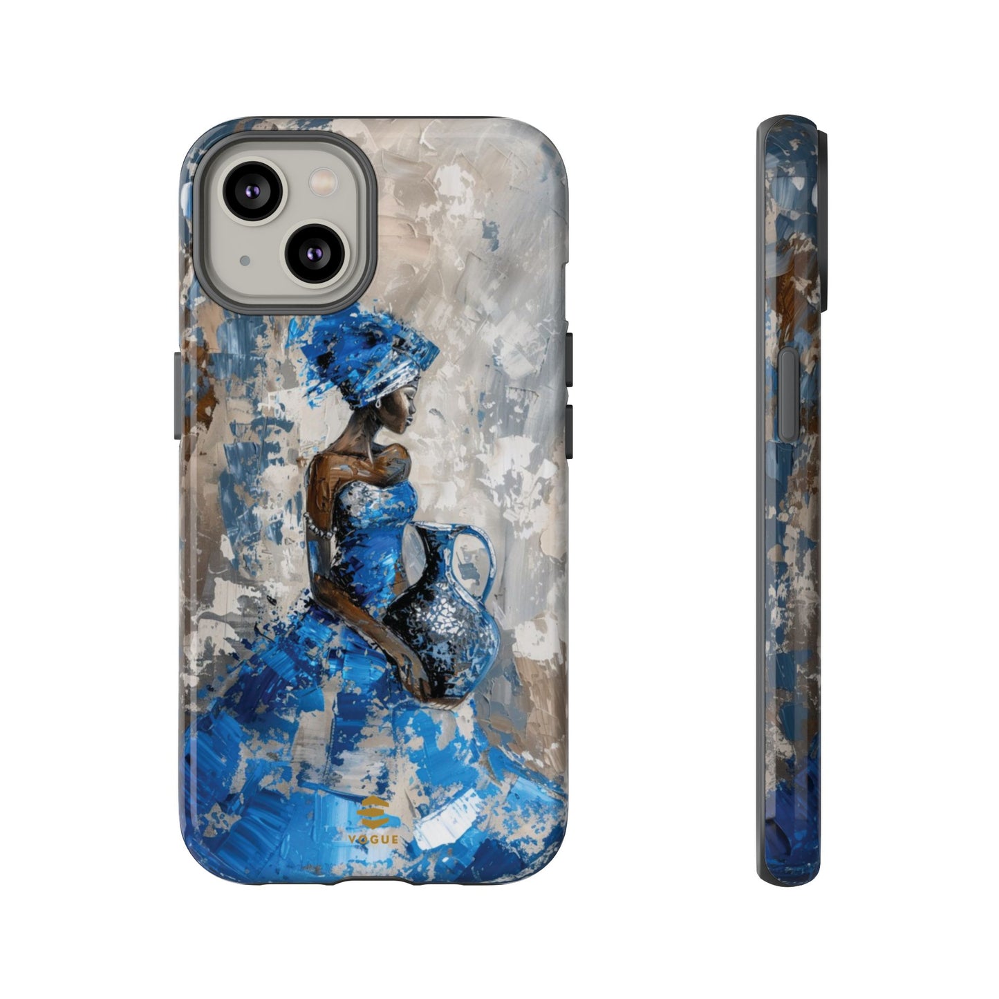 Blue Muse iPhone Case