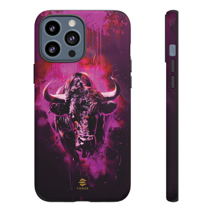 Bull Hot Pink iPhone Case