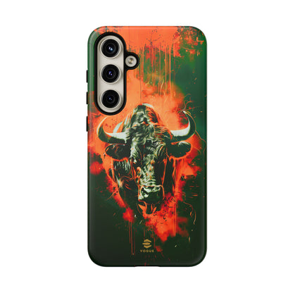 Green Bull Samsung Galaxy Tough Case