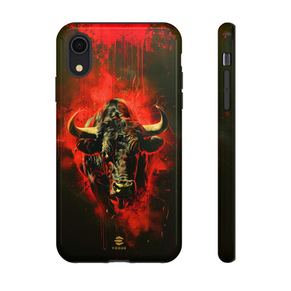 Bull Black iPhone Tough case