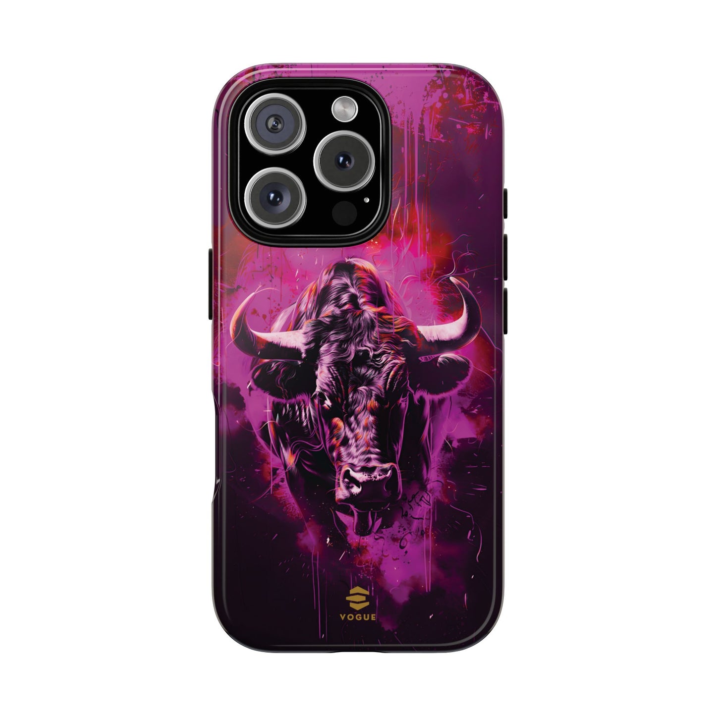 Bull Hot Pink iPhone Case