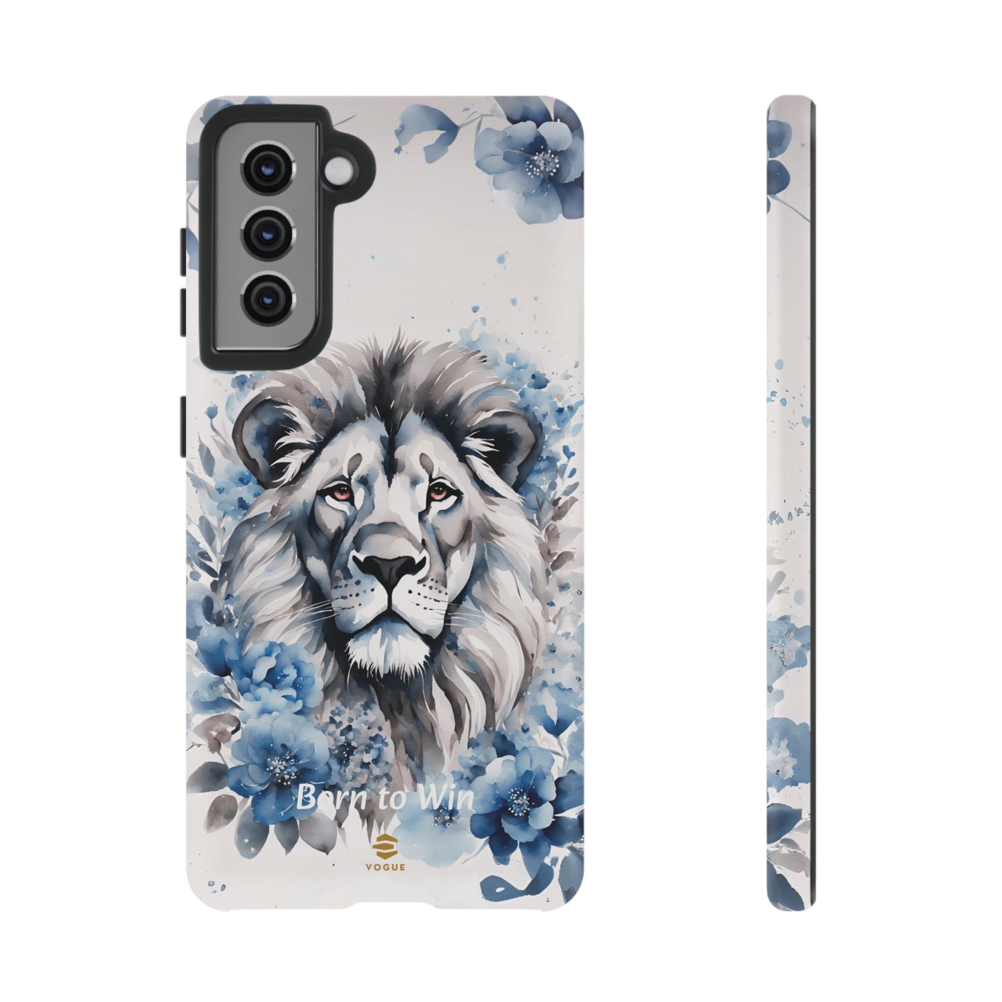 Lion Born to Win Samsung Galaxy Tough Phone Case