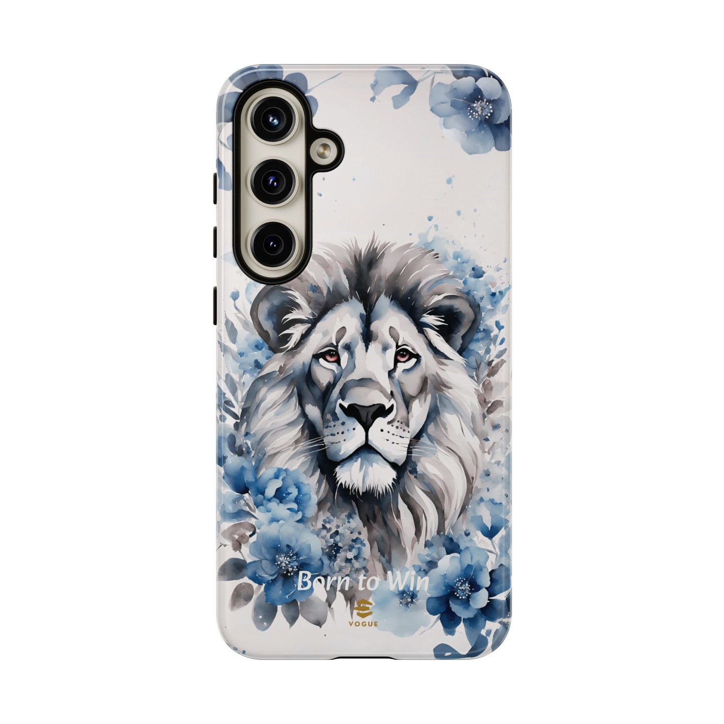 Lion Born to Win Samsung Galaxy Tough Phone Case