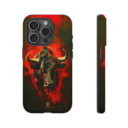 Bull Black iPhone Tough case