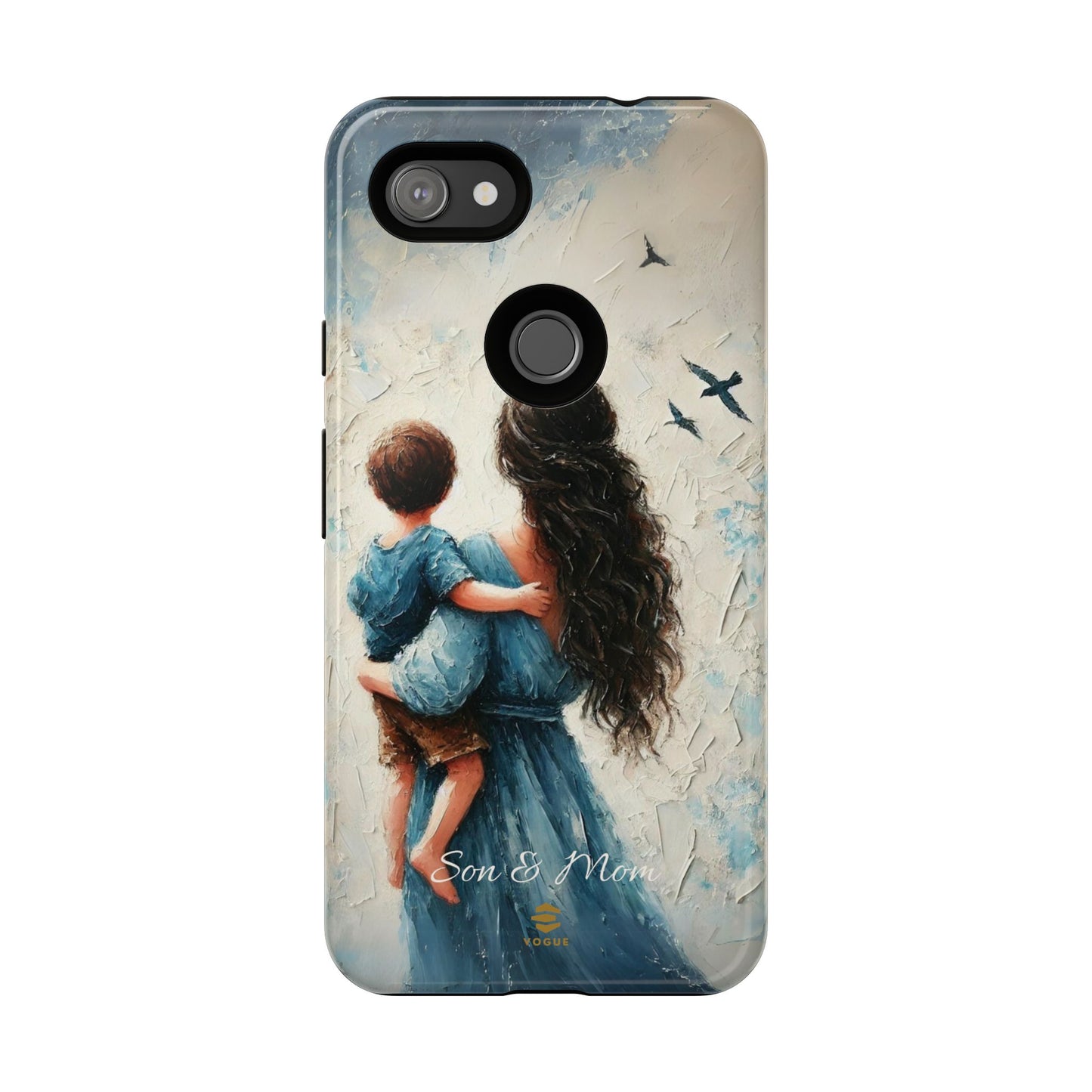 Custom Son & Mom Google Pixel Tough Phone Case