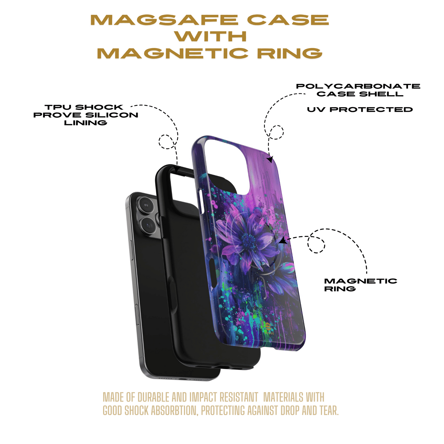 Nightshade Bloom MagSafe iPhone Case