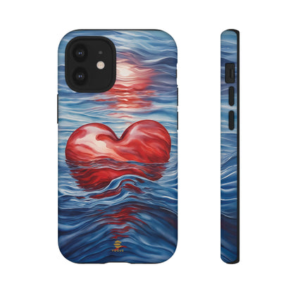 Deep Devotion Red Heart iPhone Tough Case Valentine's gift Protective Cover