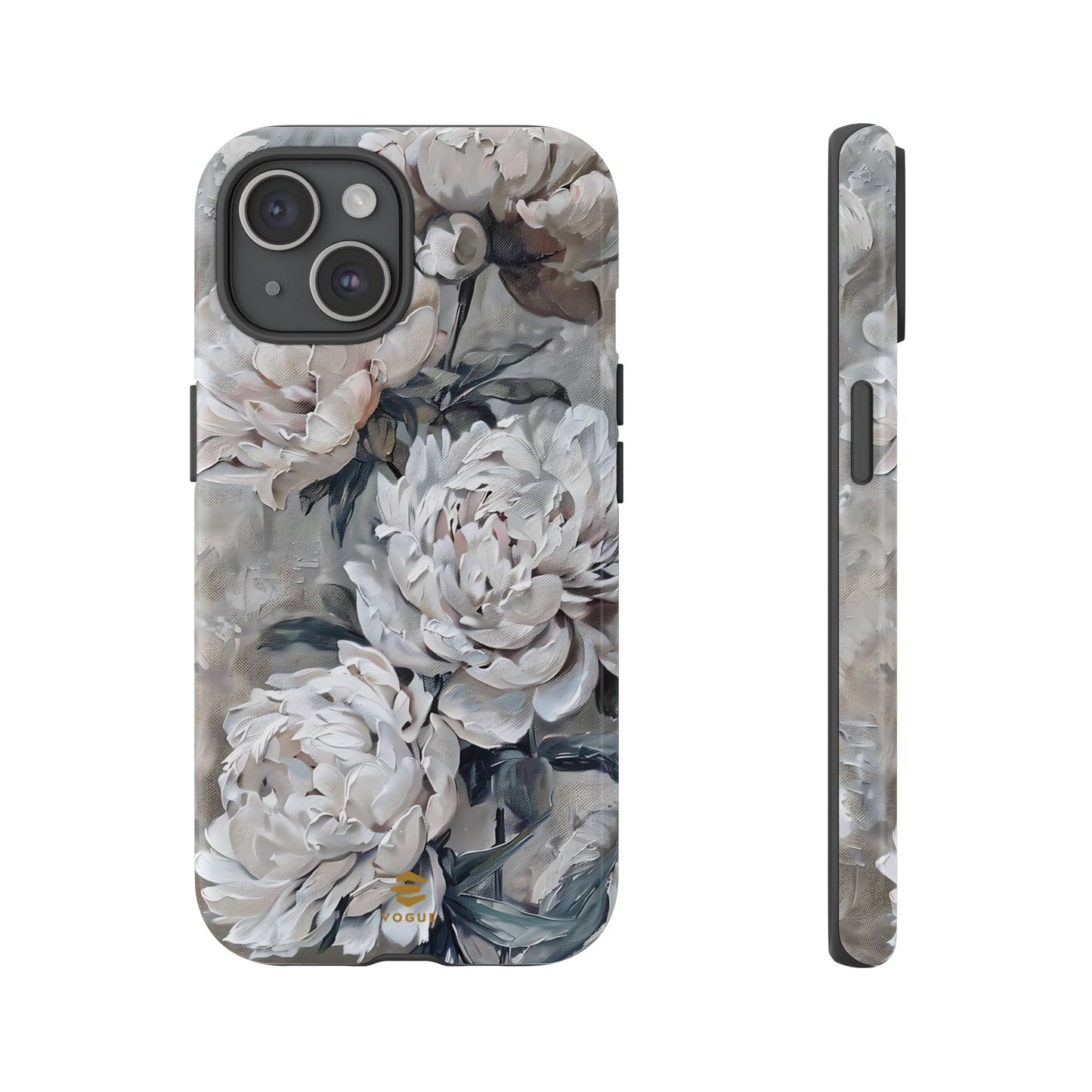 Funda para iPhone con pintura de peonías