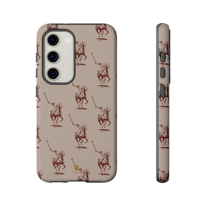 Polo Player Brown Samsung Case