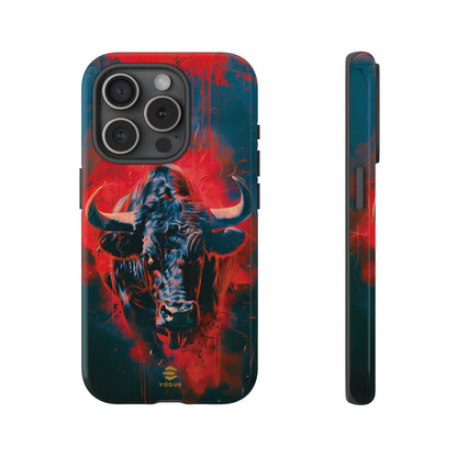 Bull Teal iPhone Case