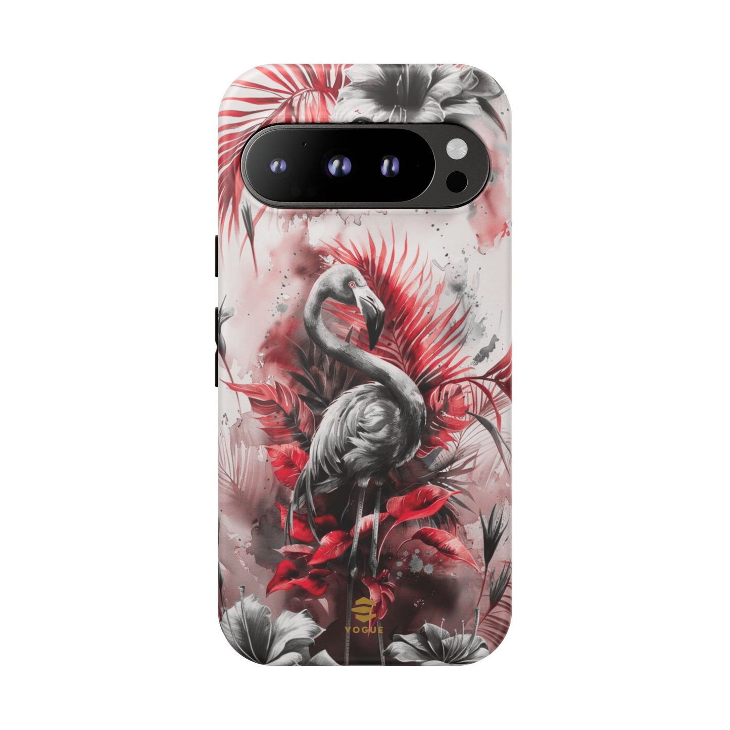 Flamingo Tropical Design Tough Phone Case Pixel