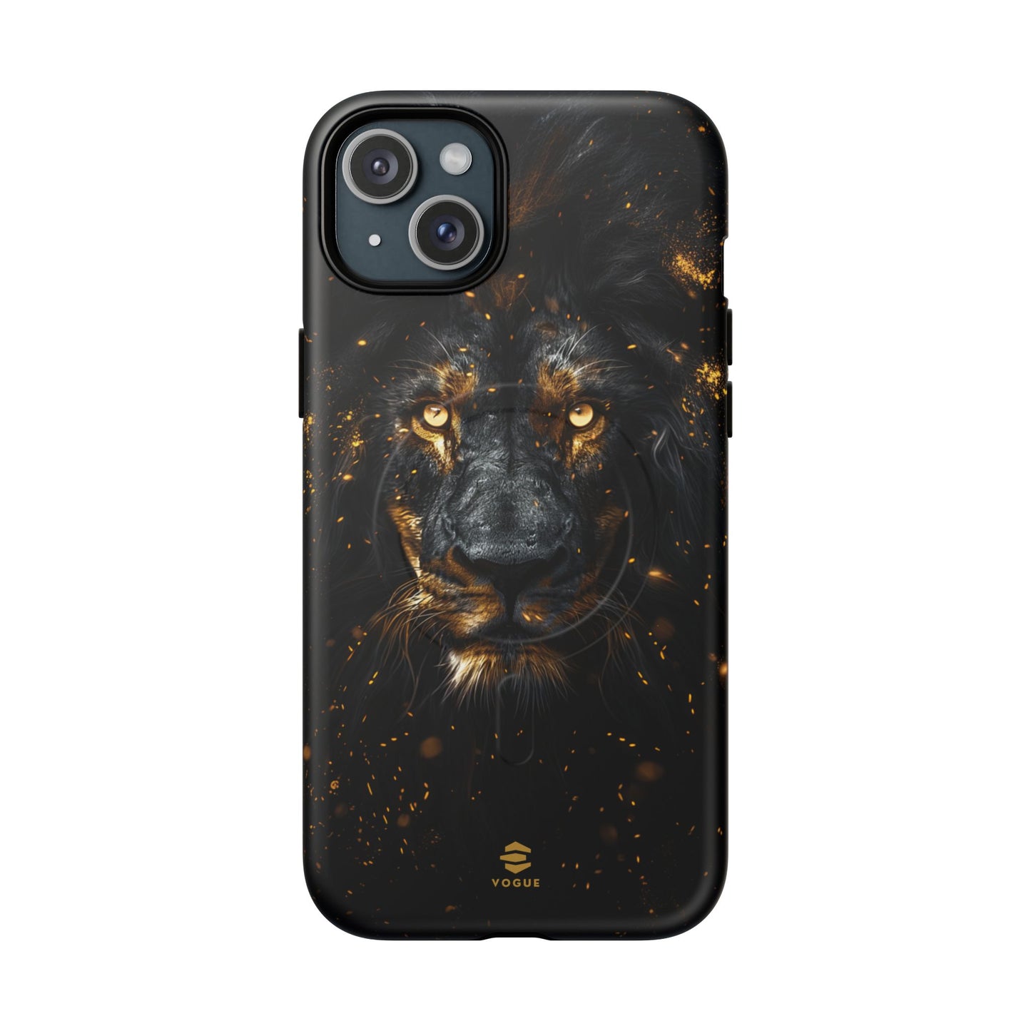 Black Lion Art for MagSafe iPhone Phone Case