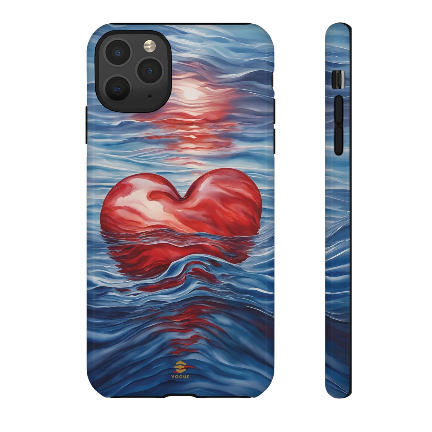 Deep Devotion Red Heart iPhone Tough Case Valentine's gift Protective Cover