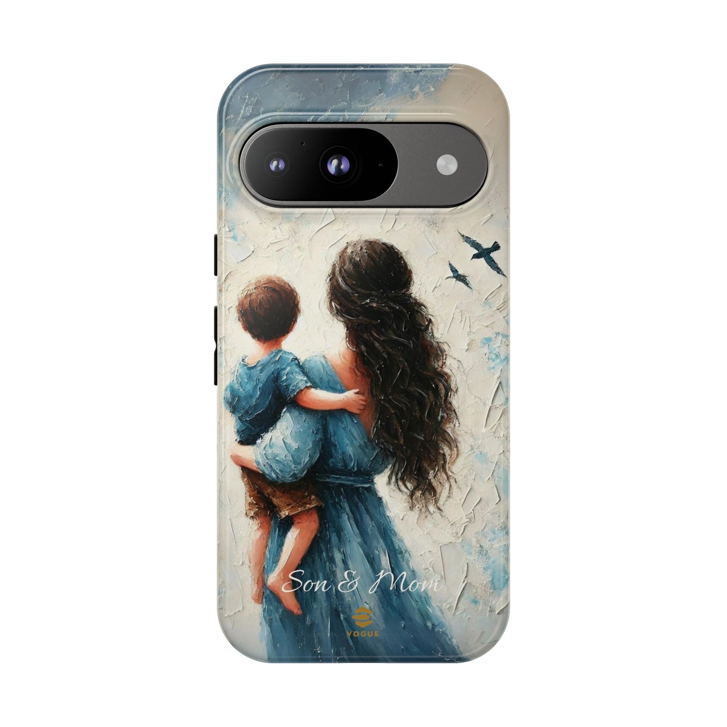 Custom Son & Mom Google Pixel Tough Phone Case
