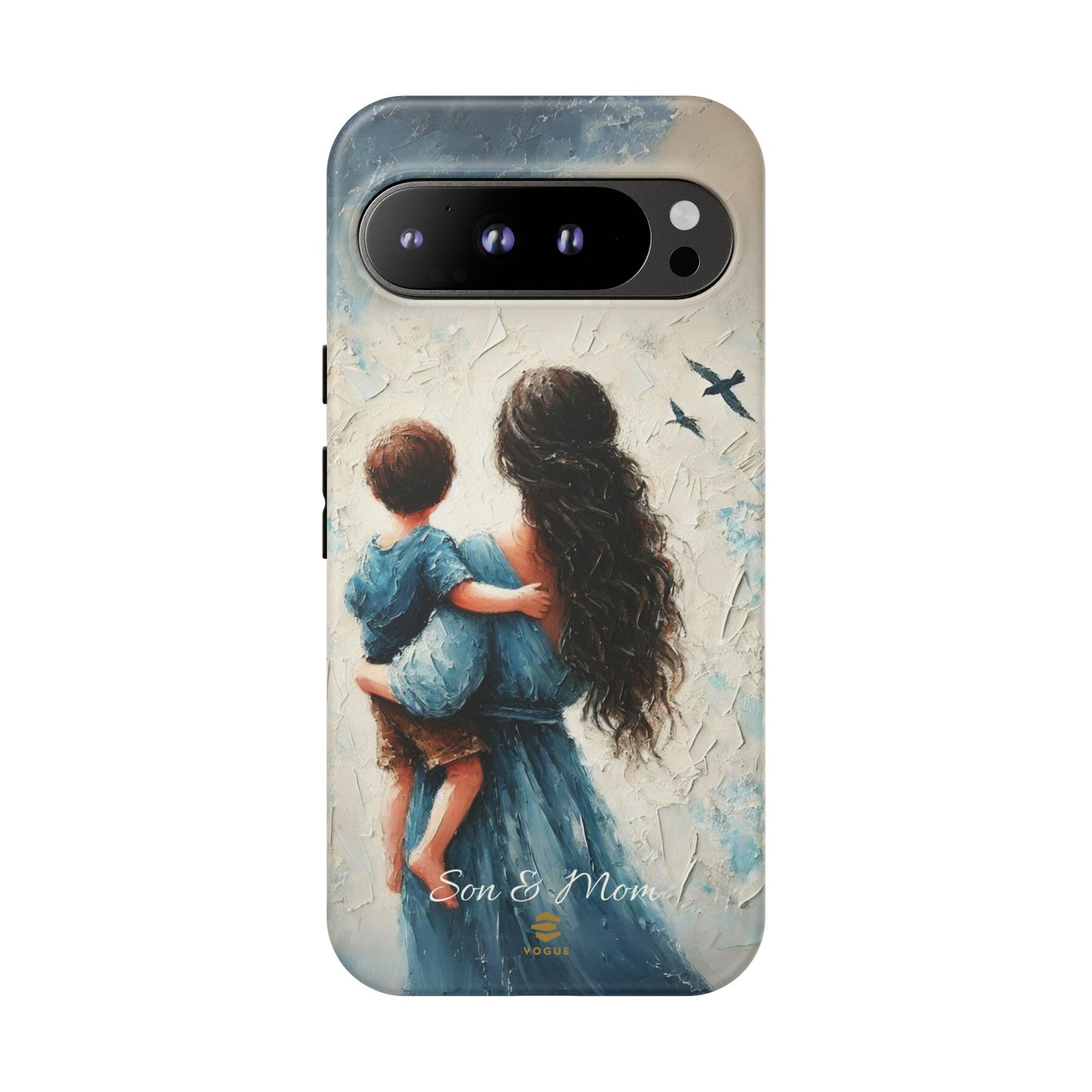 Custom Son & Mom Google Pixel Tough Phone Case