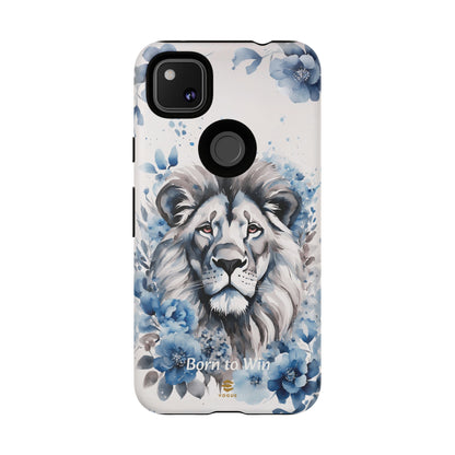 Lion Born to Win Google Pixel Tough Phone Case