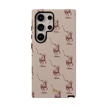 Polo Player Brown Samsung Case