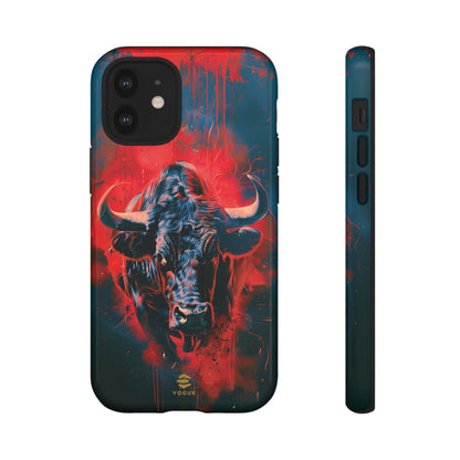 Bull Teal iPhone Case