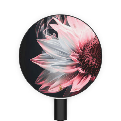 Pink Sunflower Magnetic Induction Charger