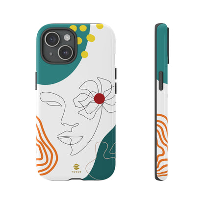 Women Face Line Art Phone Case iPhone