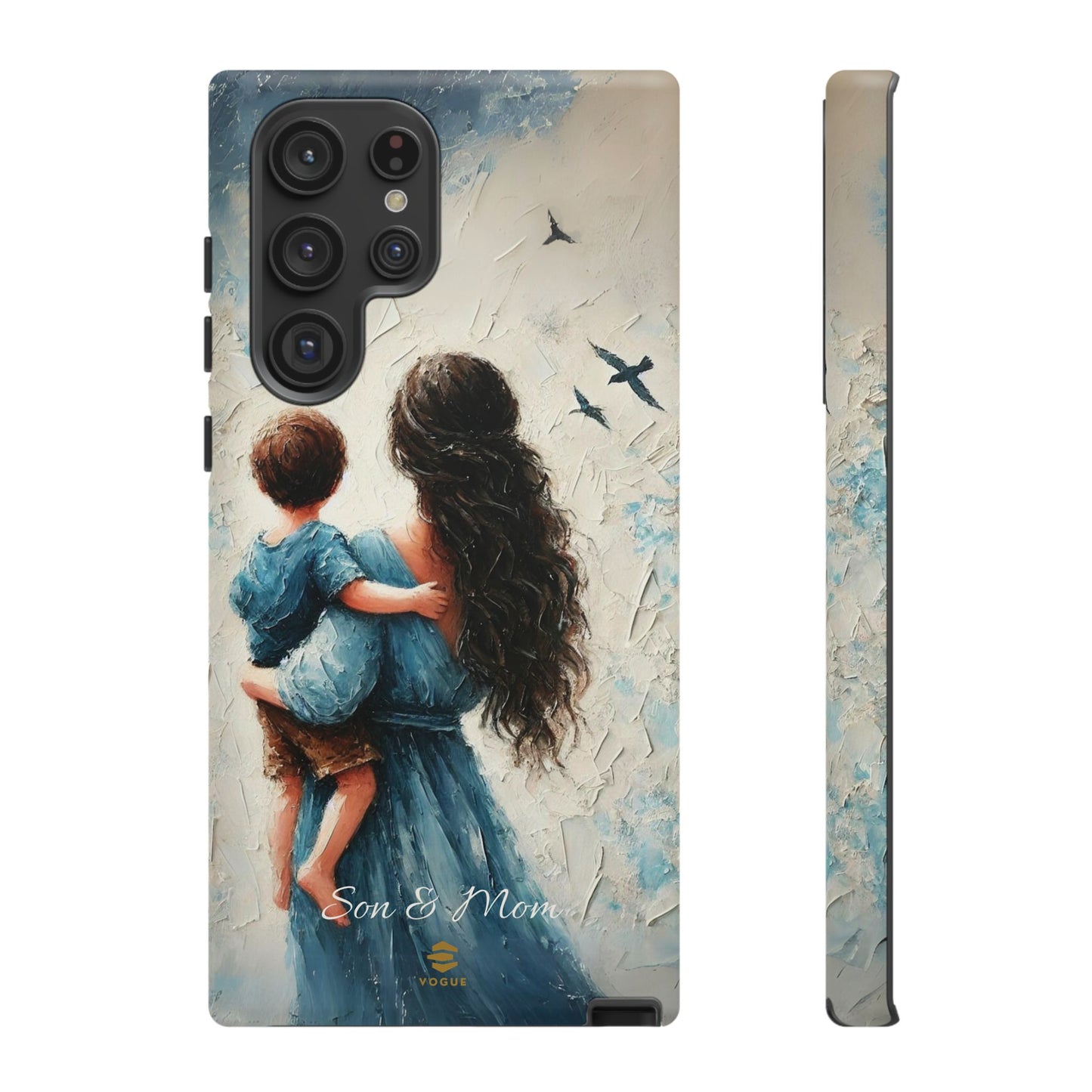 Custom Son & Mom Samsung Galaxy Tough Phone Case