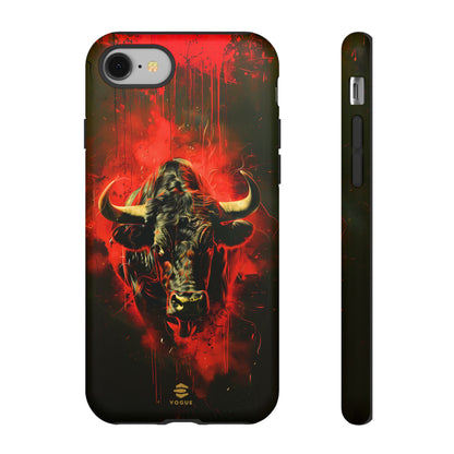 Bull Black iPhone Tough case